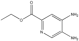 Molecular Structure of 1000783-11-8 (4,5-Diaminopyridine-2-carboxylic acid ethyl ester)
